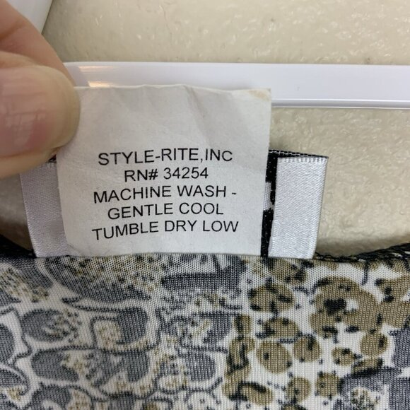 All Hours Womens XXL Cardigan Open Black Gold Stretch Knit Slinky Mobwife Edgy - Picture 6 of 14